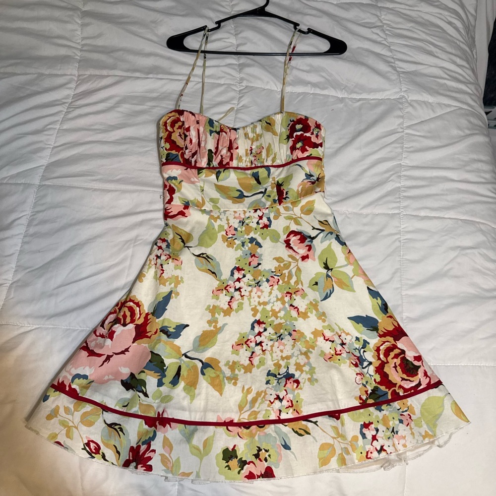 Speechless Floral Accent Dress